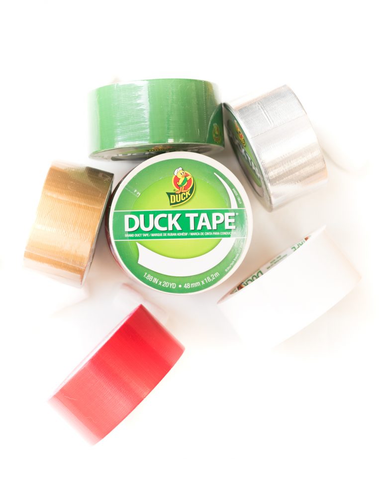 Candy Cane Christmas Bunting with Duck Tape It All Started With Paint