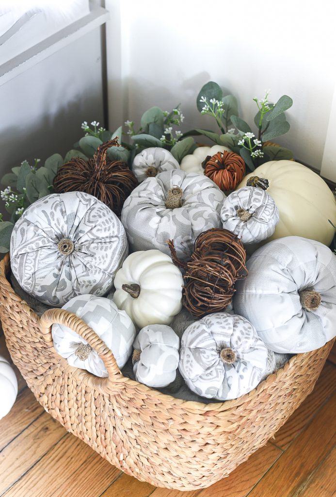Fabric Pumpkins - It All Started With Paint