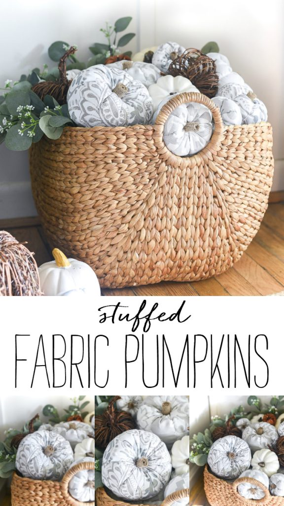 Fabric Pumpkins -Stuffed Pumpkins - DIY Fabric Pumpkins - How To Make Fabric Stuffed Pumpkins