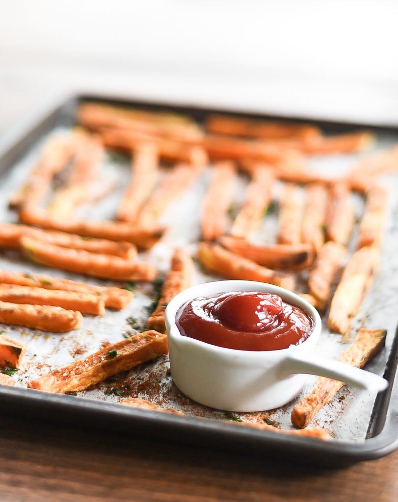 Sweet Potato Fries - Recipe on how to make Sweet Potato Fries.