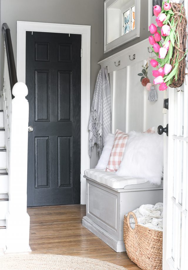 Spring Entry in Blush Pink & Gray - It All Started With Paint