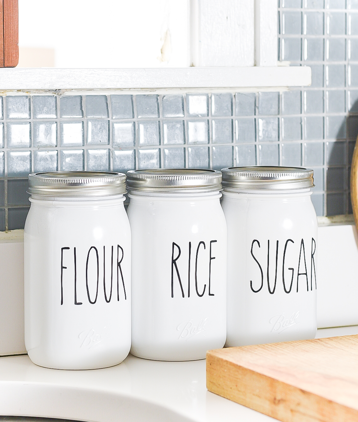 Rae Dunn-Inspired Kitchen Canisters - It All Started With Paint