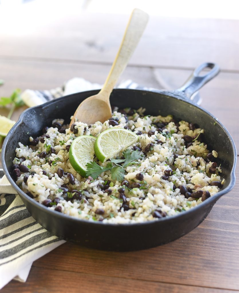 Cilantro & lime black beans and rice. Recipe. Rice and beans recipe. Spicy rice and beans recipe. Black beans recipe. Rice recipe. Easy rice and beans.