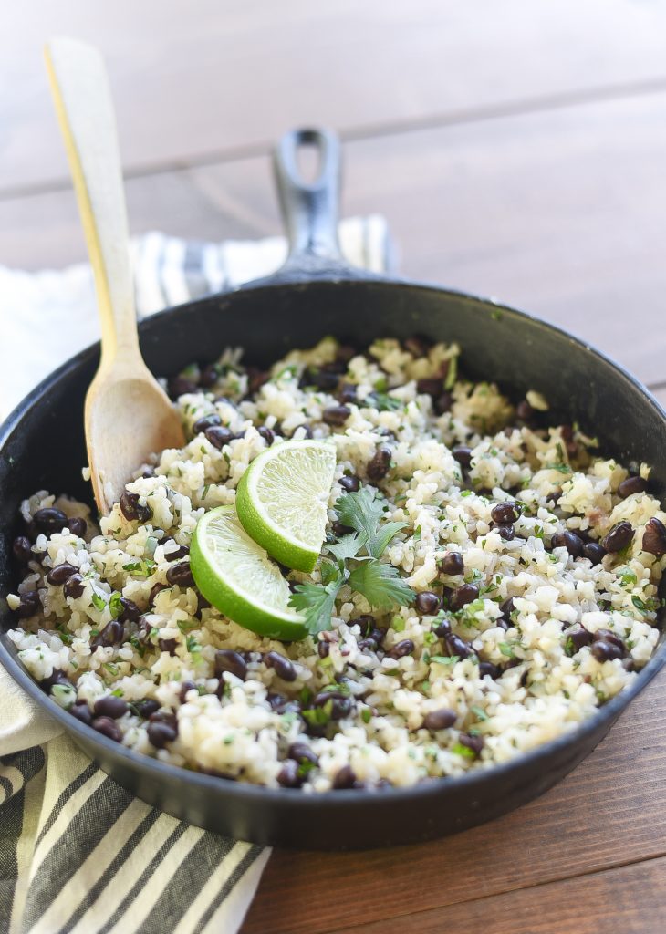 Cilantro & lime black beans and rice. Recipe. Rice and beans recipe. Spicy rice and beans recipe. Black beans recipe. Rice recipe. Easy rice and beans.