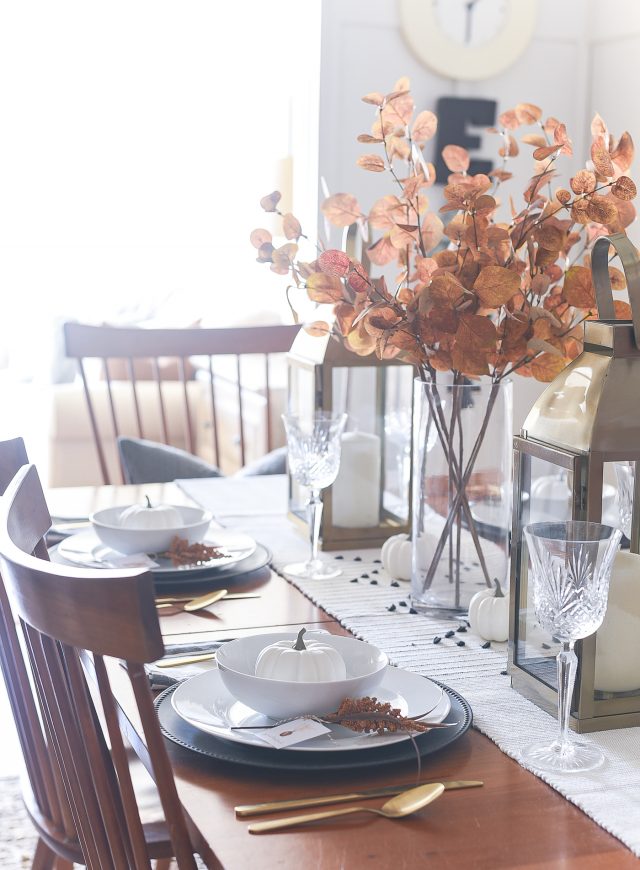 Thanksgiving Table and Free Place Card Printables - It All Started With ...