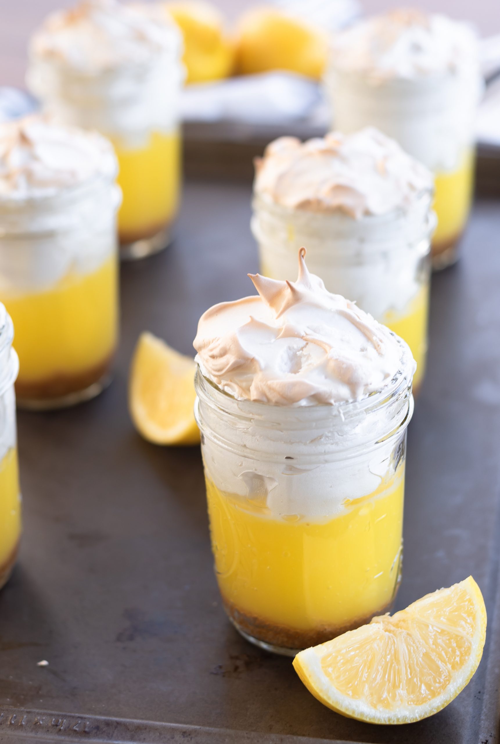 Jello-O Lemon Meringue Pie Recipe in Mason Jars - Jello-O Lemon Pie Recipe - Single Serve Dessert Ideas - Easter dessert ideas - spring, summer dessert ideas - mason jar dessert ideas