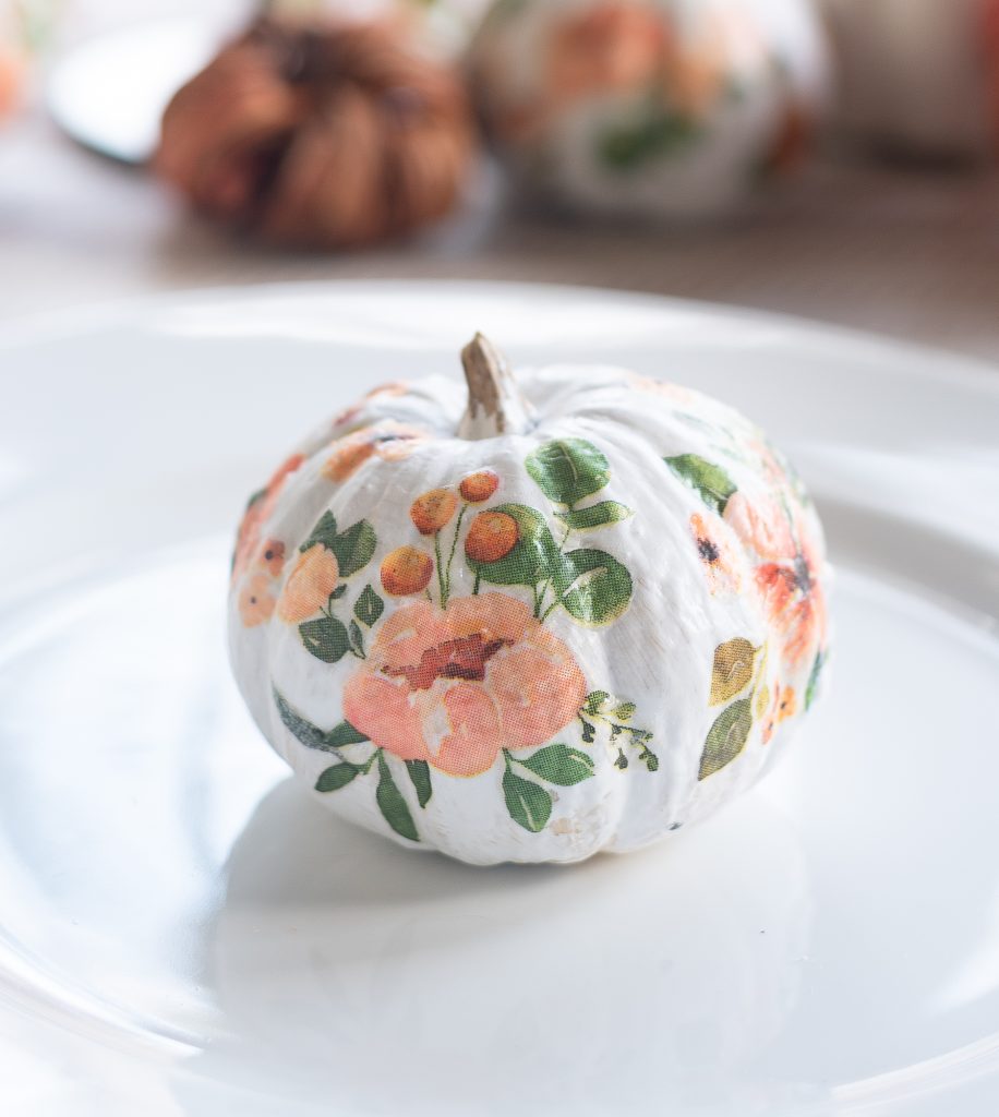 Decoupage Pumpkin Craft It All Started With Paint
