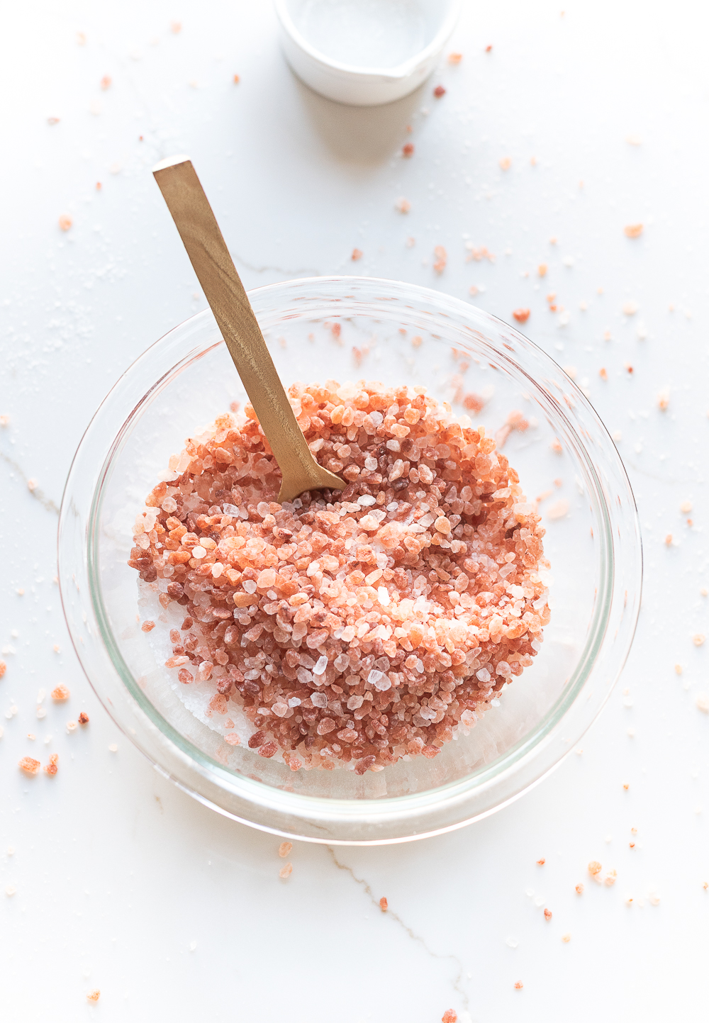 Himalayan Pink Salt and Epsom Salt Bath Salts Homemade Recipe and Tutorial